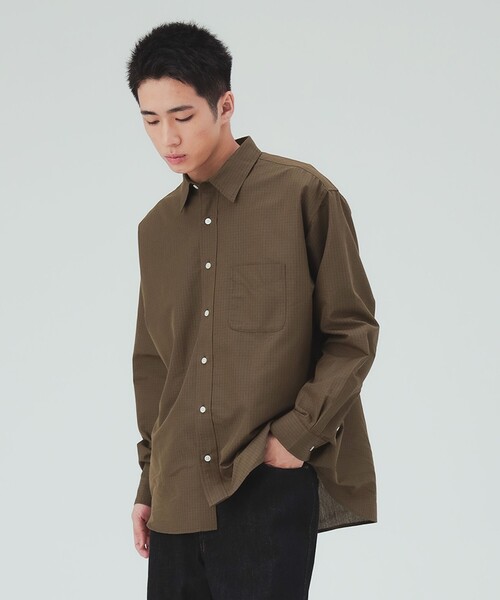 Gridcheck Regular Collar Shirt