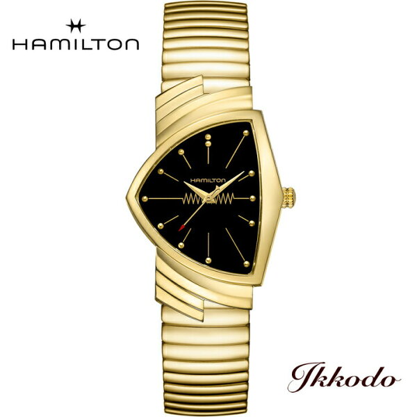 HAMILTON Ventura Quartz квадратные часы, ювилейная модель 60-летия, мужские, 32.3×50.3 мм, чёрный циферблат, YGPVD, водонепроницаемость 5 атм, H24301131