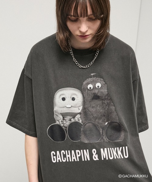 Exclusive Gachapin & Mukku Vintage Graphic Tee — винтажная футболка с принтом Gachapin & Mukku