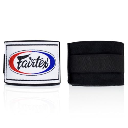FAIRTEX бинты черные 4.5M эластичные тип 2 — комплект 2 штуки для MMA, муай‑тай, перчатки, защита