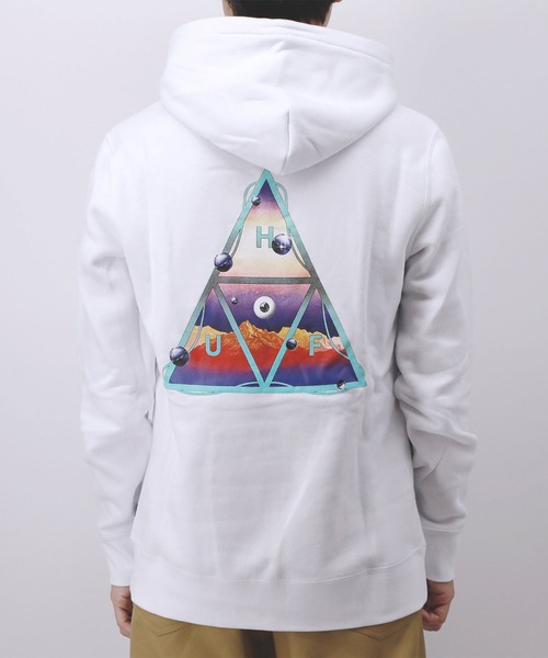 HUF Altered State TT Hoodie — худи с логотипом HUF Altered State, черный, парка