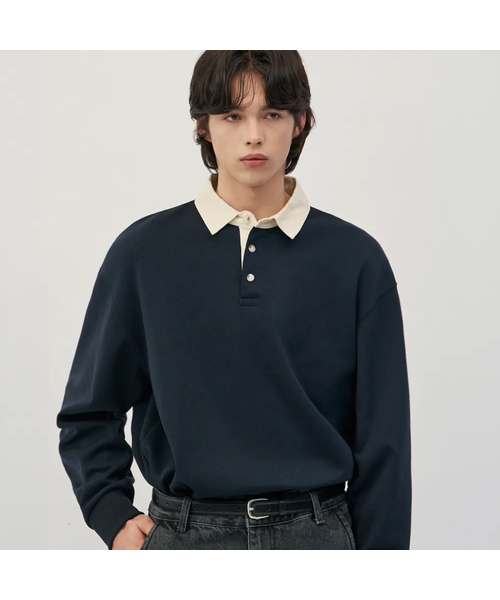 Футболка Cotton Semi Overfit Pike [Navy]
