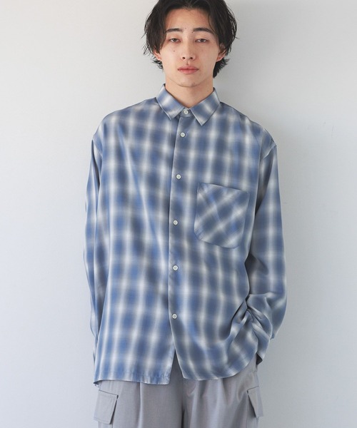 Onbletcher check shirt C,S 290884