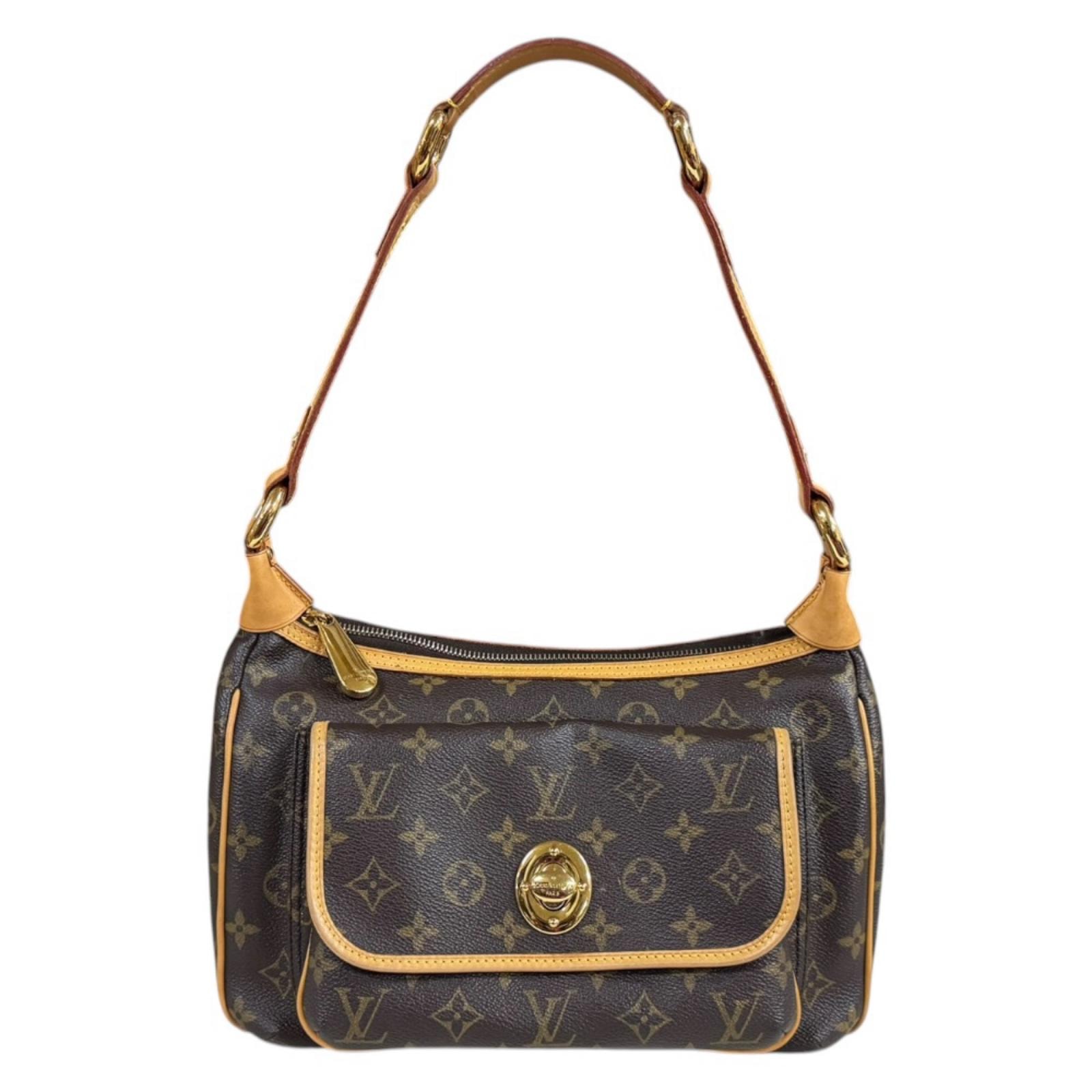 Сумка Louis Vuitton Tikal GM Monogram через плечо, канва Monogram, M40077, коричневая, женская, б/у
