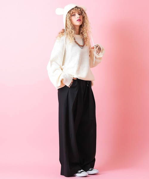 a.p.o.v. Oversize клёновый свитшот с круглым воротом