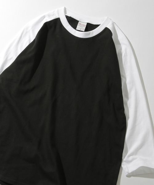 Printstar heavy weight baseball t‑shirt — бейсбольная футболка, длинный рукав, Y2K стиль 00107