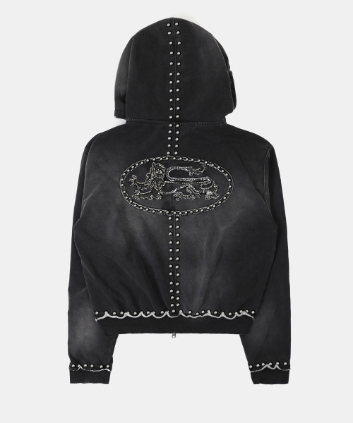 Mistyx Stadid Woshup full zip — толстовка на молнии, чёрная
