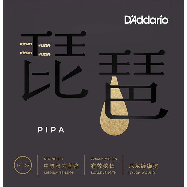 D'Addario PIPA01 — набор струн/насадка для биwa (набор)