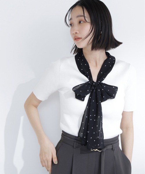 Dot Ribbon Bowtainit — бант‑аксессуар в горошек