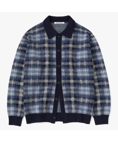 Old Crozet Check Cardigan — вязаный кардиган Neivy