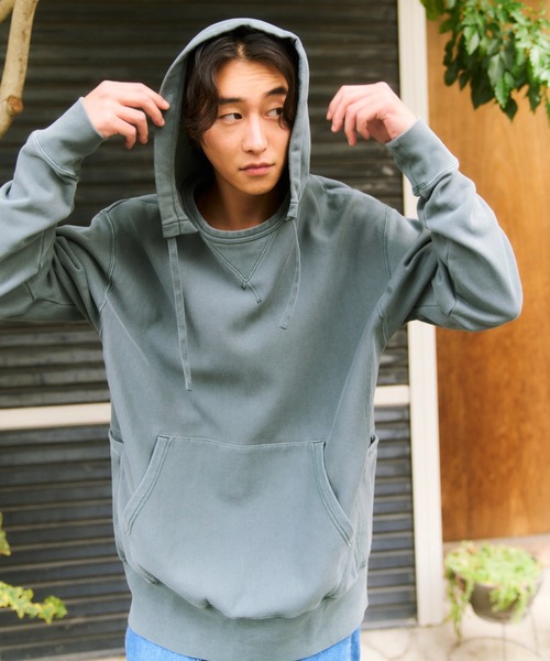 Snow Peak Garment Dyed Hoodie — худи, окрашенное в готовом виде