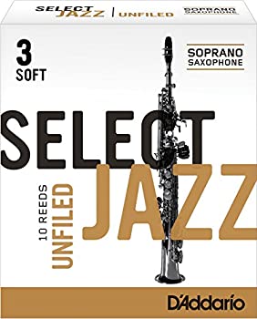 RICO дудки Jazz Select для сопрано-саксофона, модель 3S (10 шт.) — не обработанные RRS10SSX3S