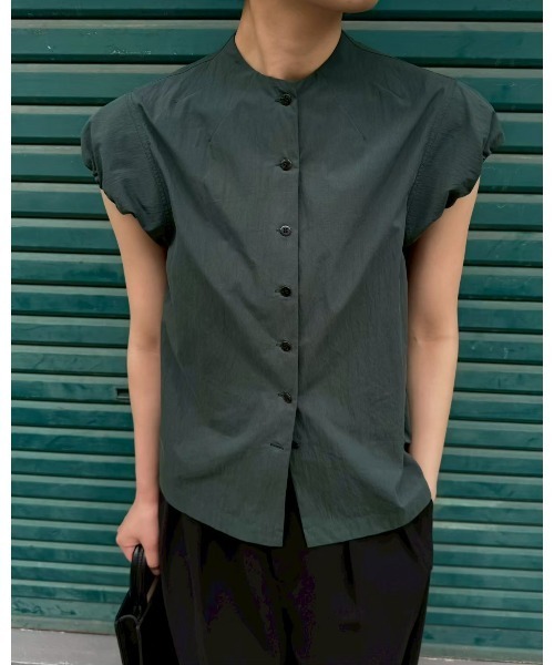 Блуза с воротником-«бутылка» — объемная блуза Bottle neck volume blouse