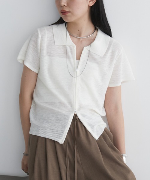 Frontgip shearer half-sleeve polo top (Front Gipshe артикул)