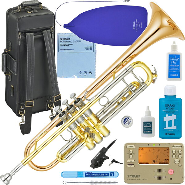 YAMAHA 5-вентильная труба YTR-8335G из золото-латуни, Xeno B♭, комплект E, без футляра, полированная поверхность