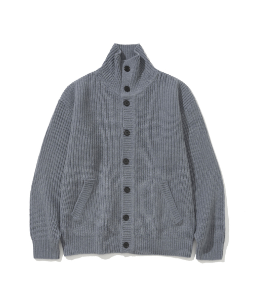 HERMANN heavy yak wool кардиган с воротником #1