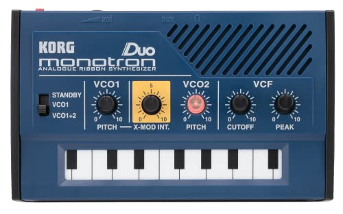 KORG monotron DUO — аналоговый синтезатор-мини, размер ладони, простой предусилитель, идеален для начинающих