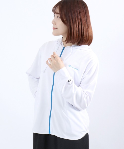 Champion Dri‑Mesh UV Cut Zip‑Up Parker — легкая спортивная куртка с защитой от ультрафиолета