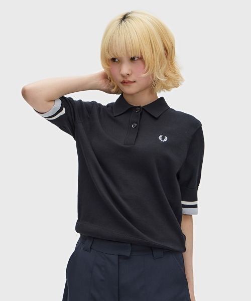 Вязаная рубашка с выделенным воротом / Bold Tipped Knitted Shirt