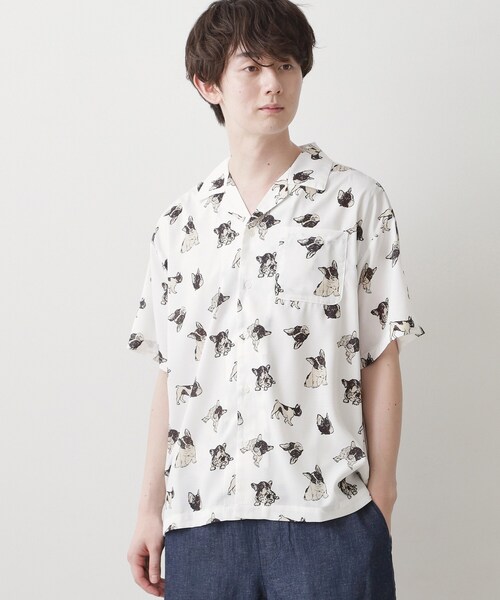 [Моется] Dog Mochi Print T-shirt — футболка с принтом собаки