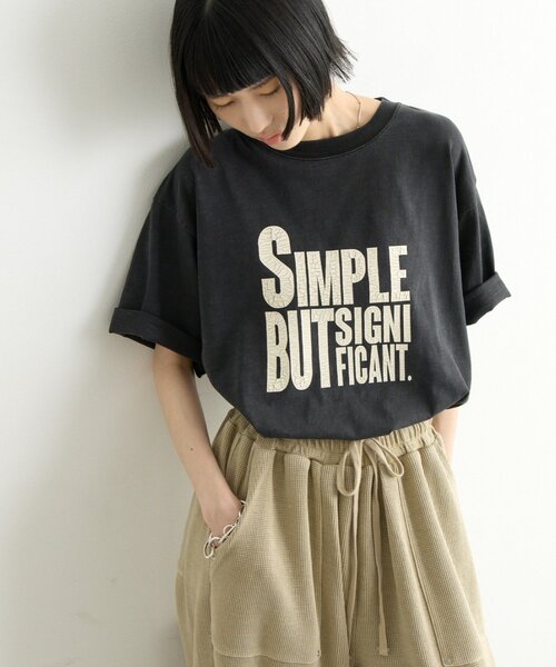 UNISEX слоубридж пигментированный логотипный TEE