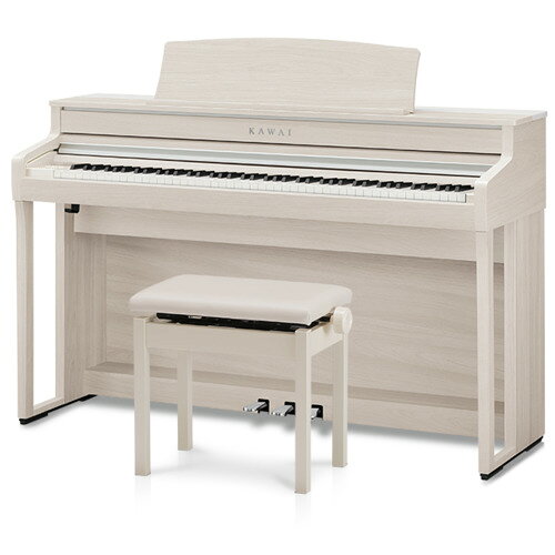 Рисованный пианино Kawai CA501A серии CA, белый клен