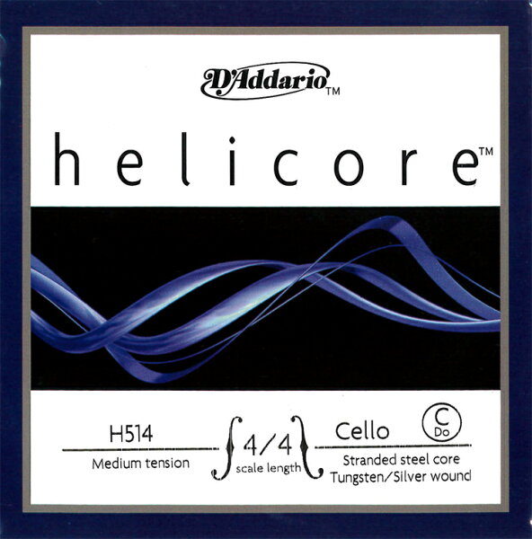 Helicore черные струны для виолончели 4C