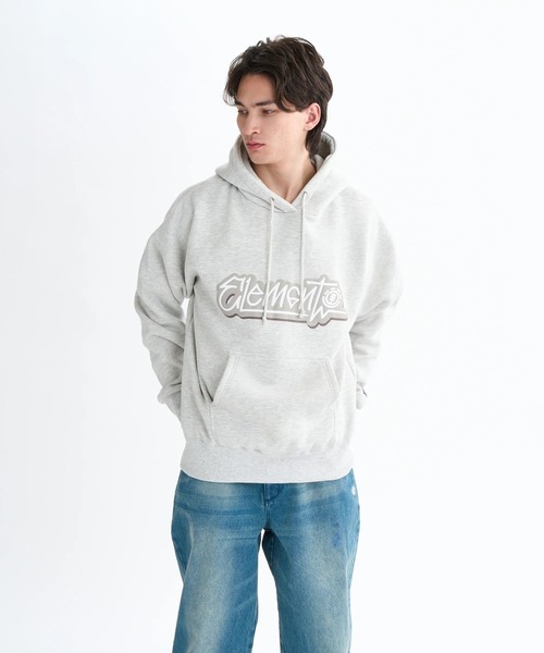ELEMENT Mens TAG2 HOOD парка — коллекция осень/зима 2025, подкладка с мехом, фидер принт