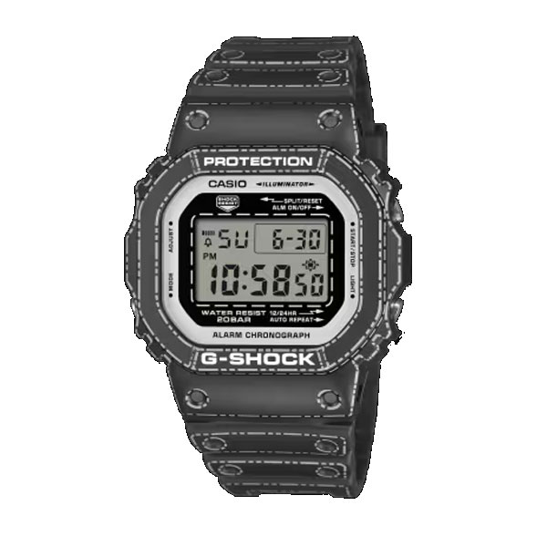 Часы Casio G-SHOCK 5600 SERIES DW-5600RGM-1JR — прочные водонепроницаемые наручные часы с подсветкой, сделано в Японии, часы-туранги, дельтовые повседневные часы