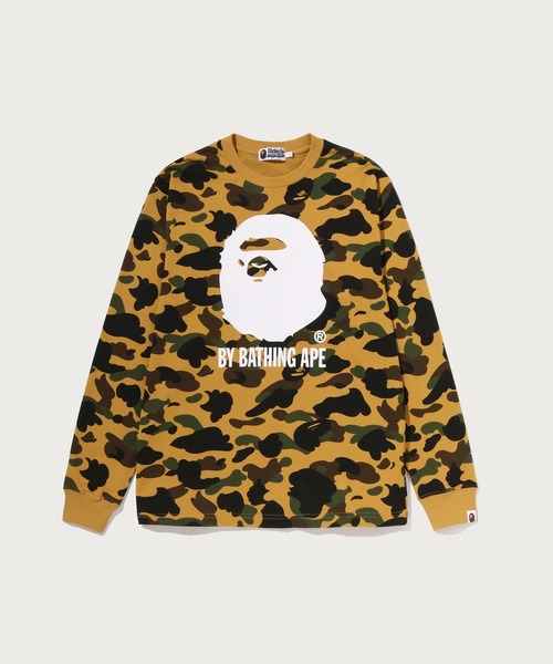 1ST CAMO BY BATHING APE LS TEE — длинный рукав