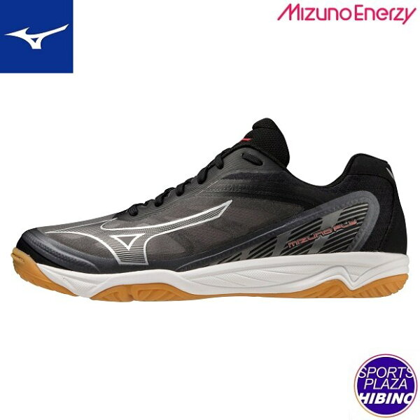 Mizuno FLY Volleyball shoes MIZUNO FLY (24ss) чёрно/серо/красные V1GA233001 [SS2606]
