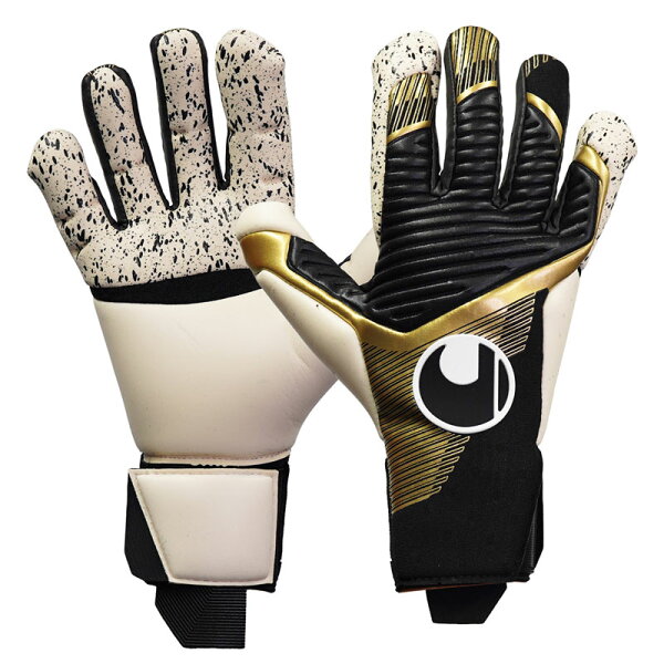 uhlsport — модель Powerline Elite Flexcut, вратарские перчатки с полужёстким латышем для футбольного вратаря 23FW (1013014-01)