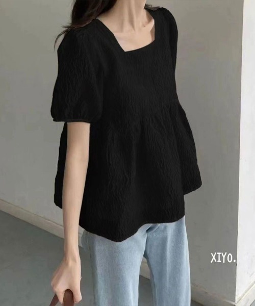 Squeanec peplum blouse — блузка‑пеплум