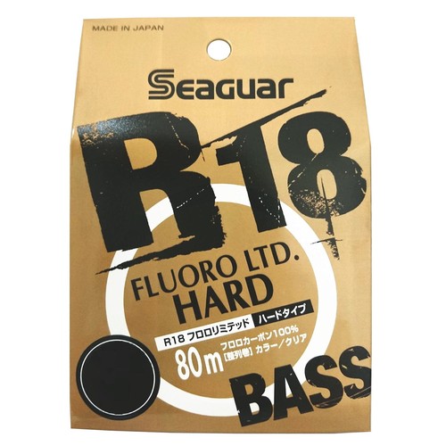 Seaguar R‑18 — жесткая ванна с ограниченным содержанием фтора, 80 м, 20 фунтов, прозрачная