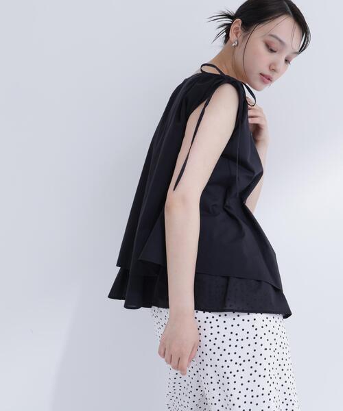 Шолдар рибон티аддер‑чёрный (Shoulder Ribbon T‑shirt)