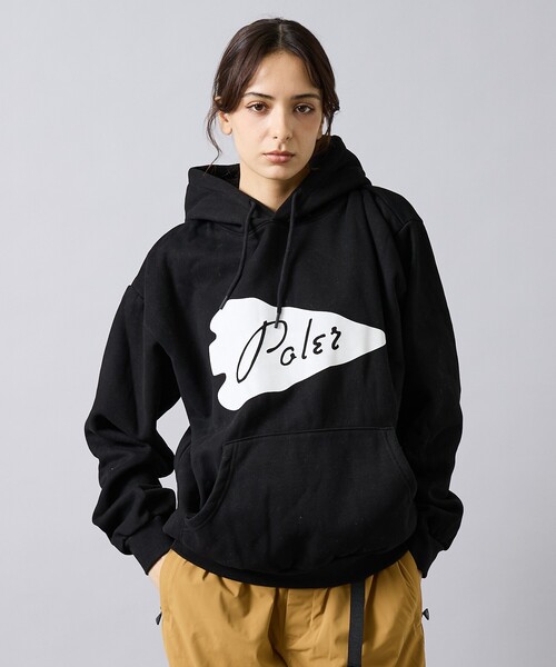 [POLER] COASTAL FLOPPY HOOD / Parker / Logo / Unisex (WEB limited)