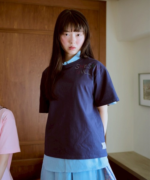 shesaidthat×common gull — футболка «Привет, как насчёт кофе?» (stitch tee)