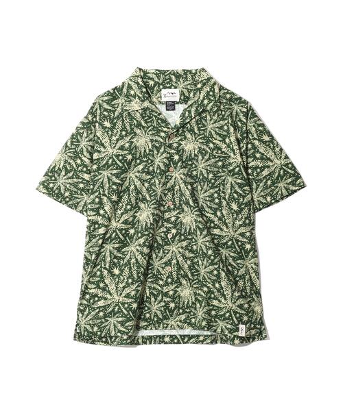 MANASTASH — HEMP PATTERN SHIRTS — рубашка с узором из конопли