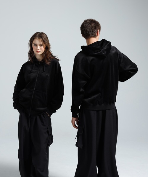 Y‑3 Velvet Corduroy Zip Hoodie — худи на молнии из бархатного вельвета Y‑3