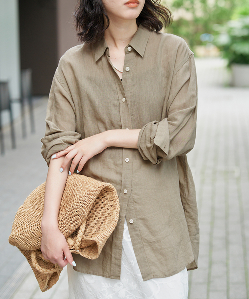 Добавление — Linen Cotton Regular Shirt — классическая льняная рубашка