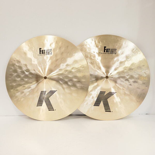 Пара тарелок Zildjian K Fat Hats 15" NKZL15FATHHPR — специальный набор для студии