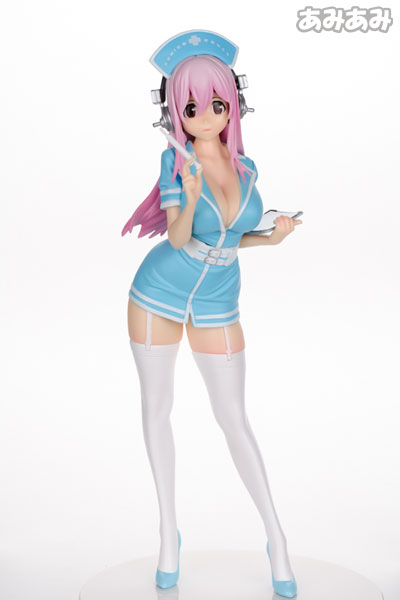 Super Sonico Nurse ver. Blue Whiterobe (Game-prize)