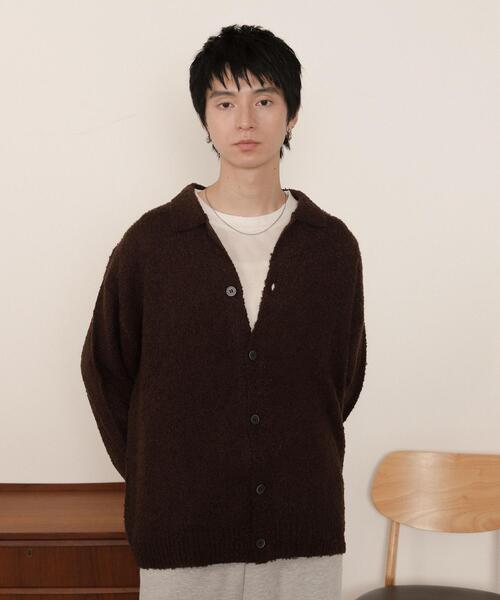 LUCY / Букл реверс кардиган — Lucy boucle revere cardigan