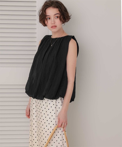 Shearblueノースリーブ ブラウス — лёгкая блуза без рукавов (Shearbluen no-sleeve blouse)