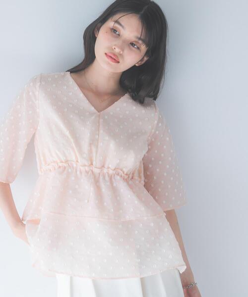 WEB-лимитированная джагард пеплум блуза — жакет-блуза (jagard peplum blouse)