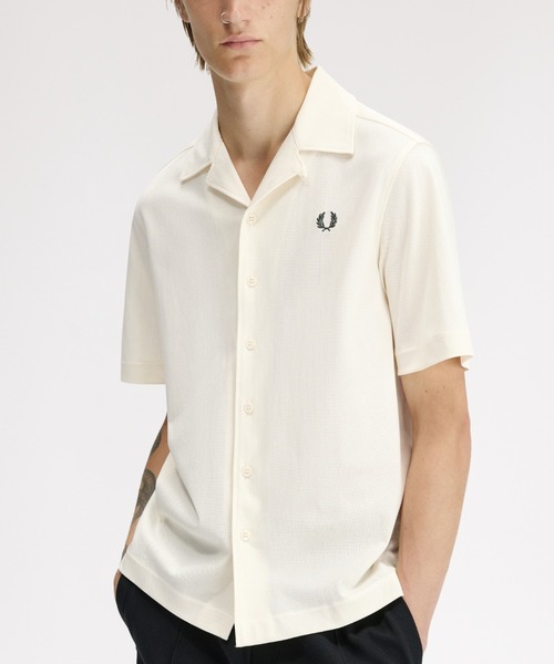 Compress Mesh Revere Collar Shirt — компрессионная сетчатая рубашка с отложным воротником