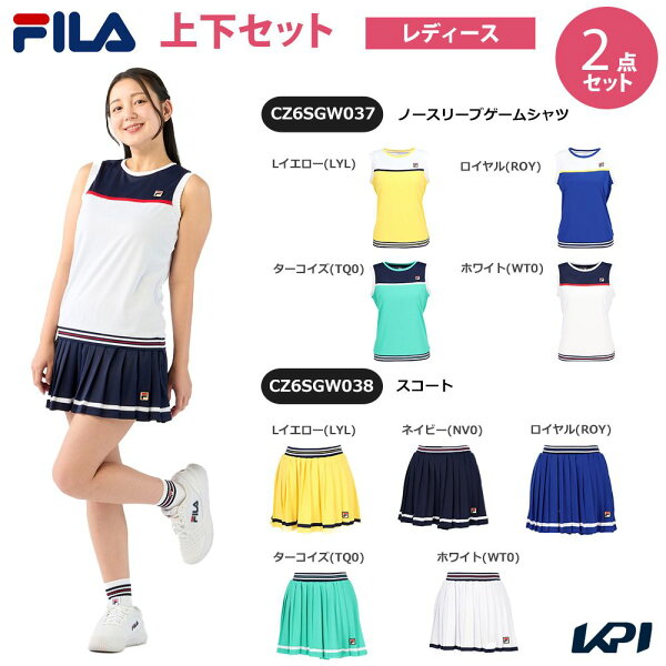 (верх/низ в комплекте) FILA — теннисная форма RED-LEVEL с шортами CZ6SGW037-CZ6SGW038 2026SS