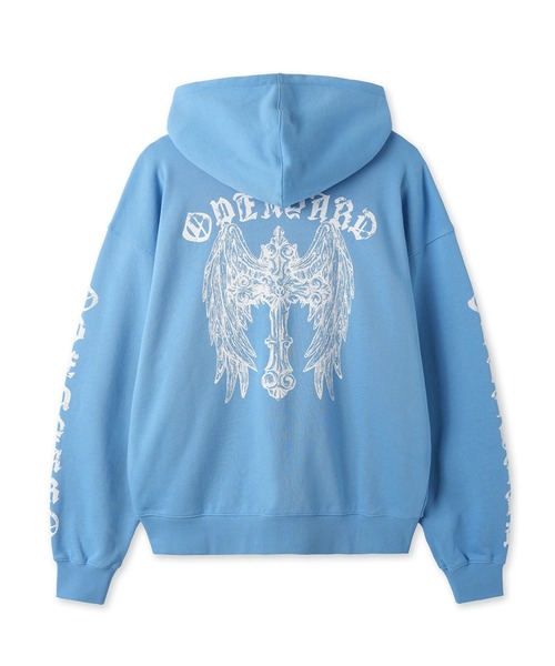 OY/OEWAY Gothic Cross Hoodie Zip Up — худи с готическим крестом на молнии