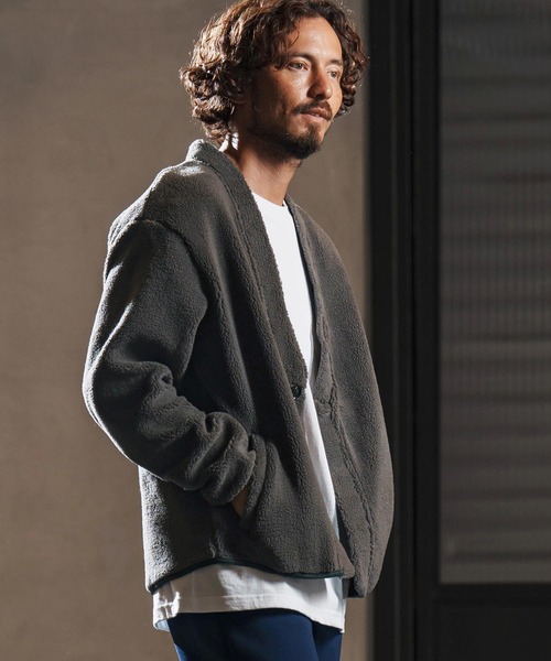 mcg3681-boa fleece X cardigan — флисовый кардиган BOA (WR25W-08)