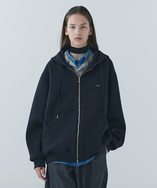 CULLNI Embroidery Patch Zip Up Hoodie — худи на молнии с вышивкой и нашивкой CULLNI
